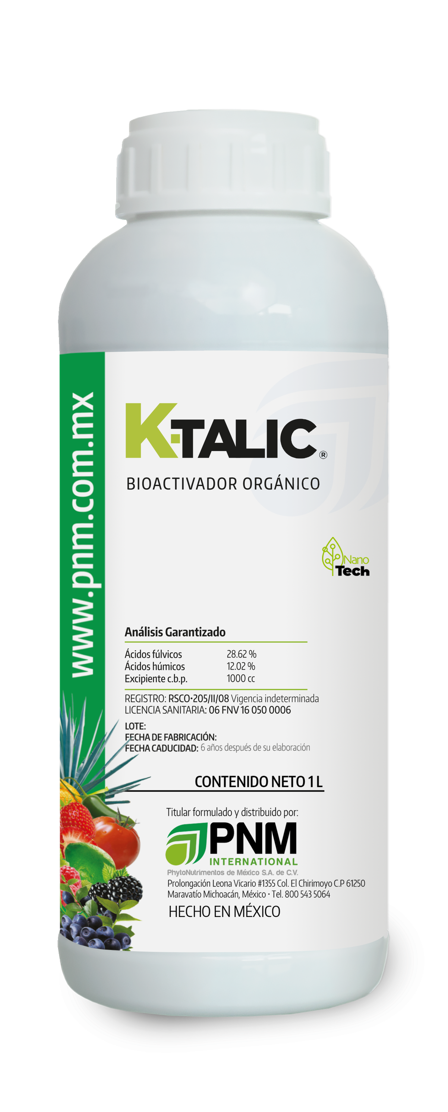 ENVASE K TALIC 1LT