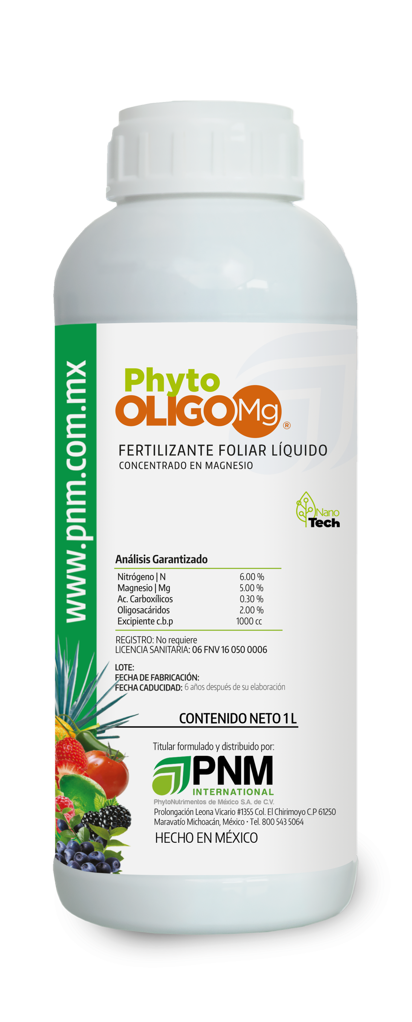 ENVASE OLIGO MG