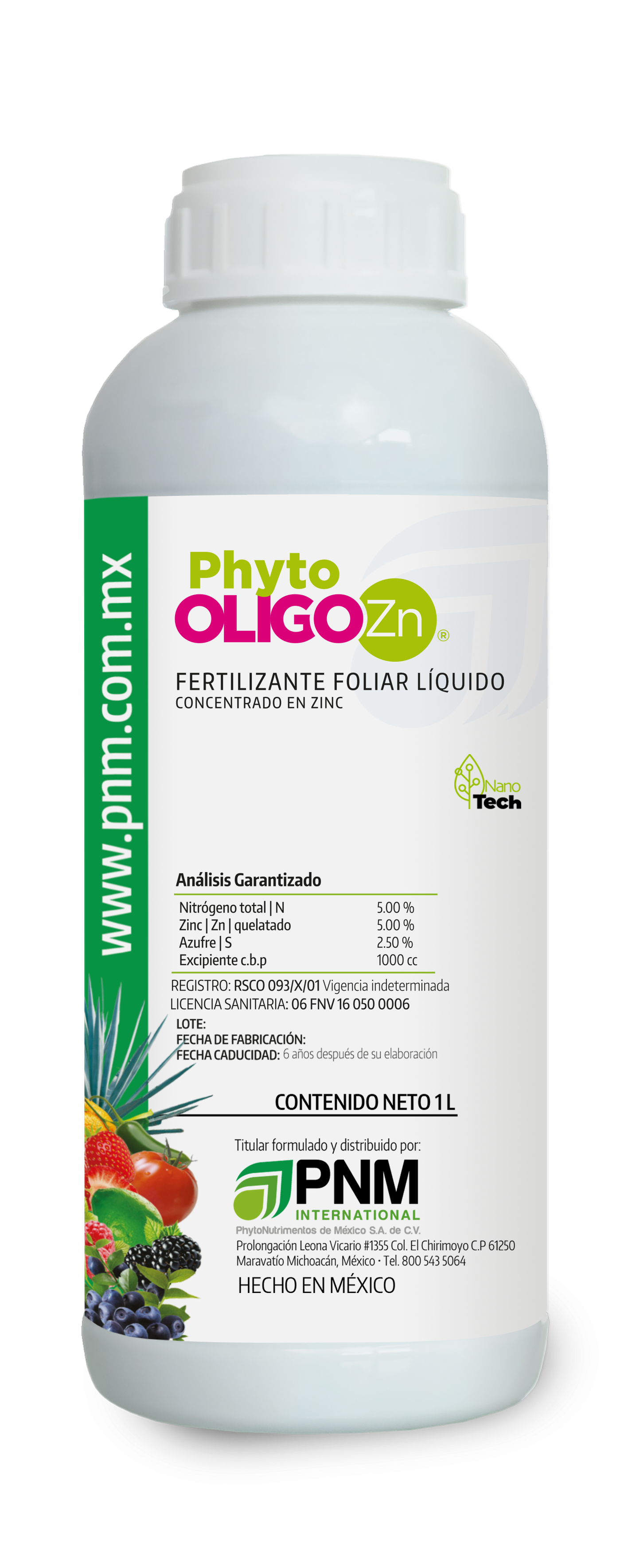 ENVASE OLIGO ZN