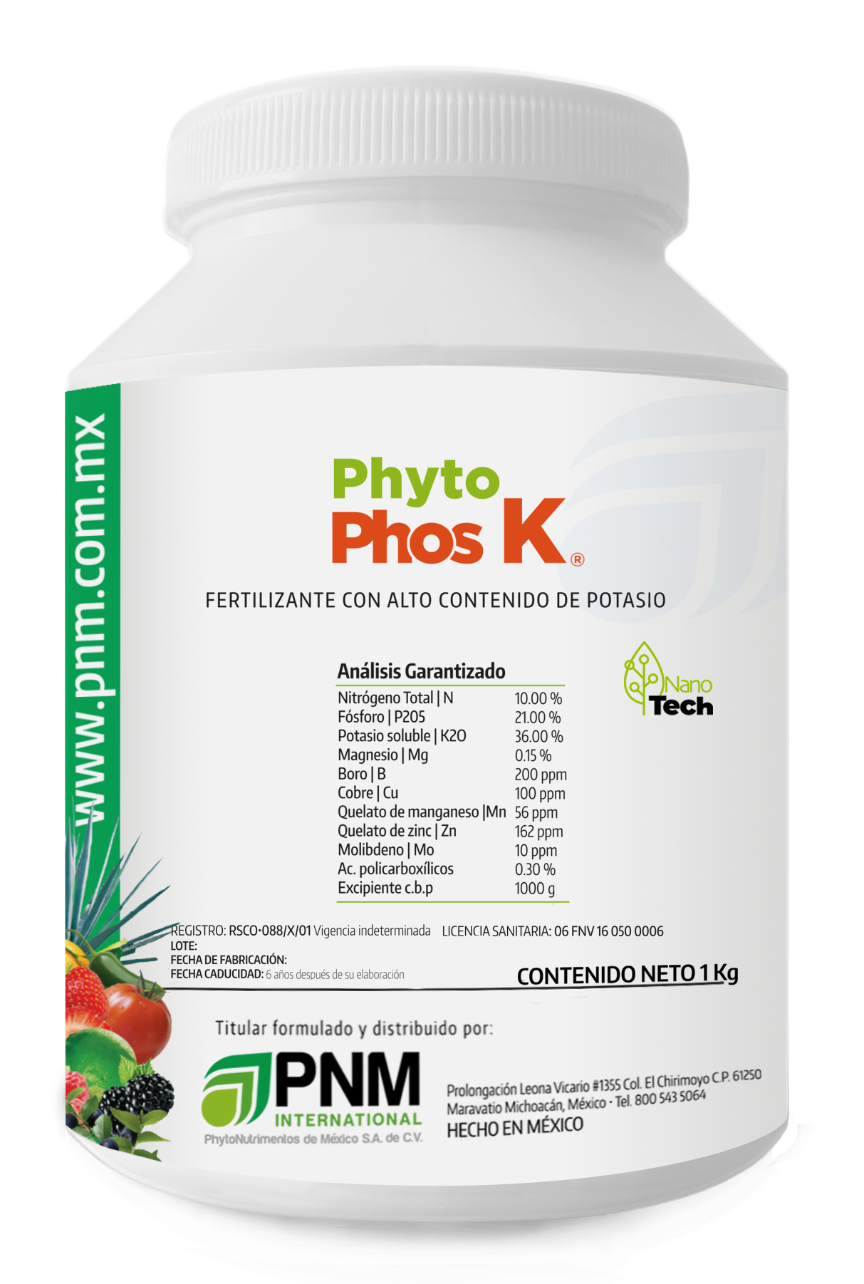 ENVASE PHYTO PHOS K 1KG