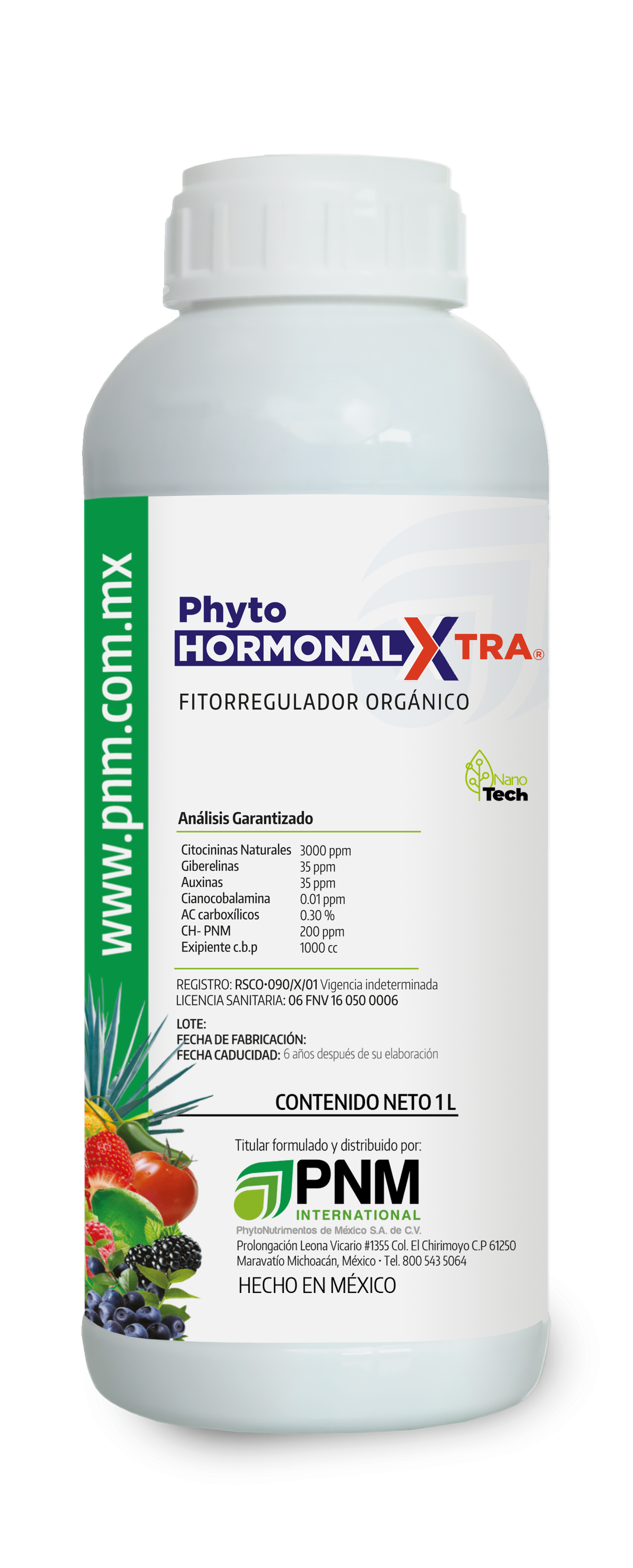 ENVASE Phyto HORMONAL XTRA 1LT