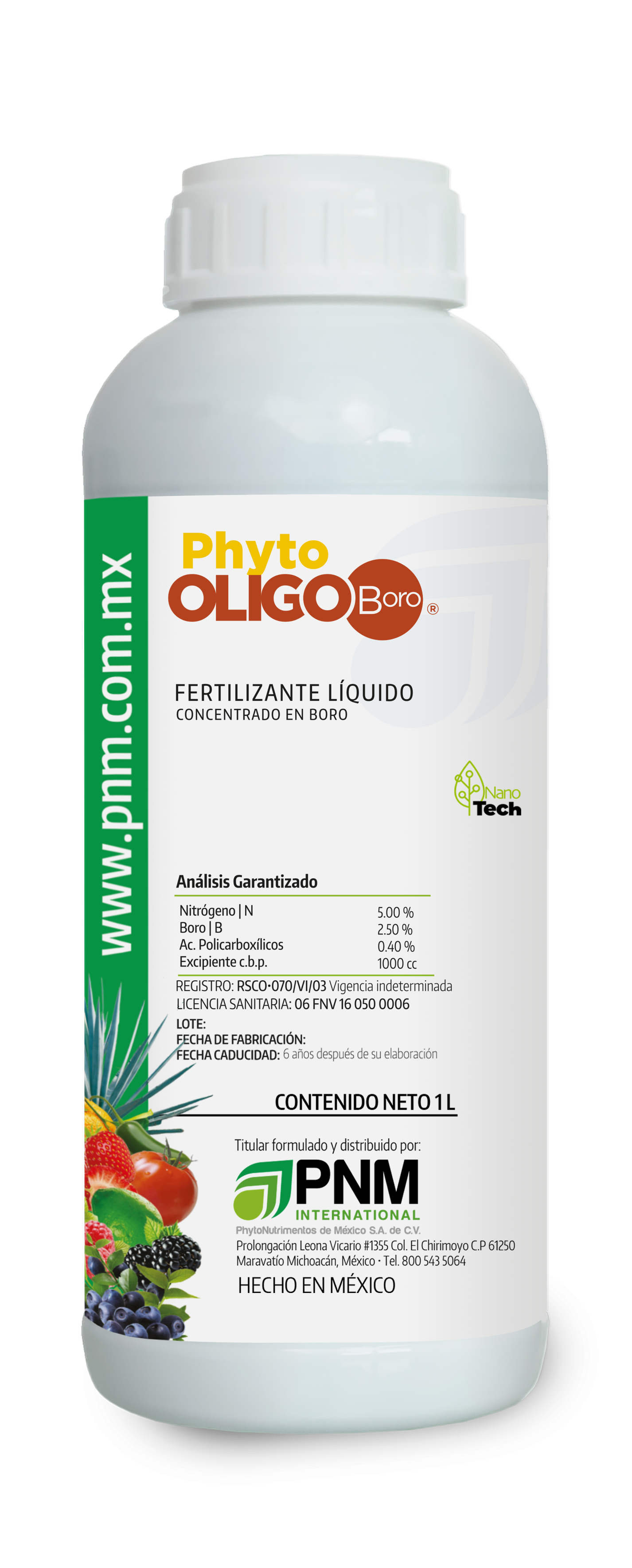 ENVASE Phyto OLIGO BORO 1LT