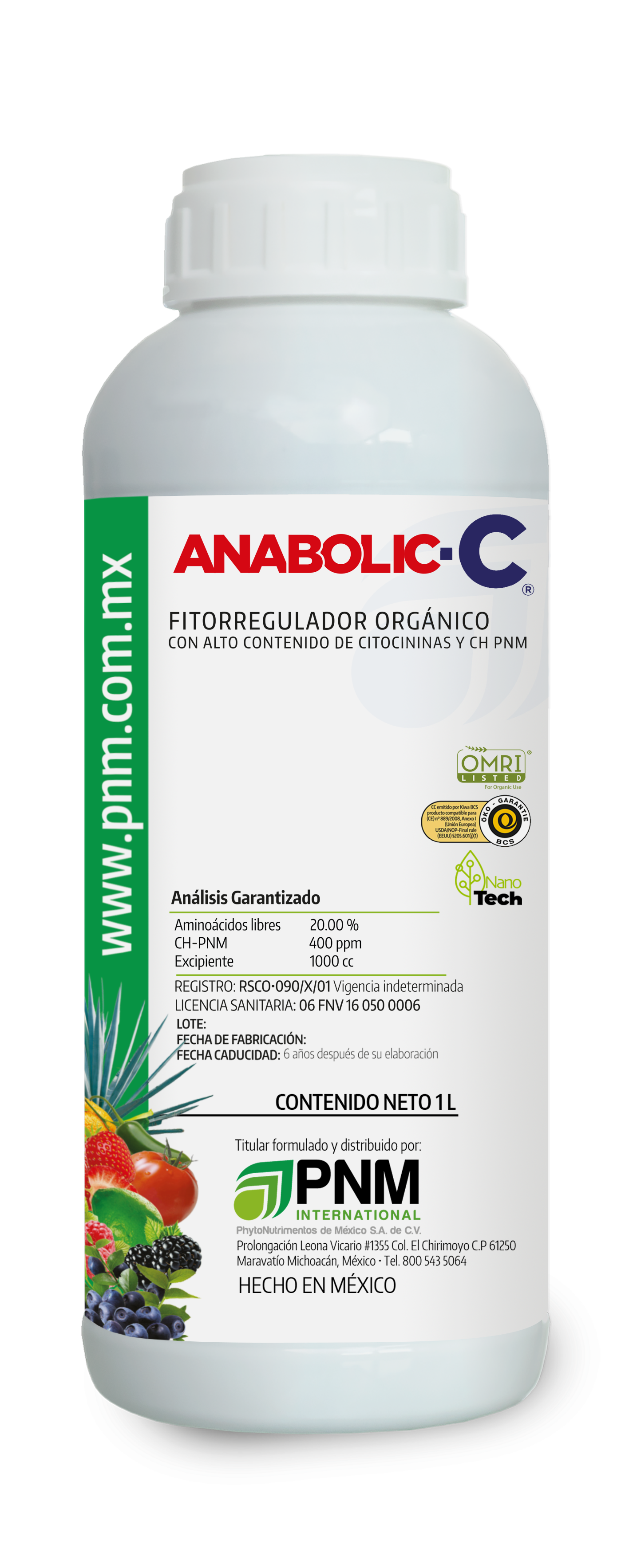 ENVASE ANABOLIC C 1LT